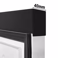 Szafa mroźnicza magazynowa PREMIUM – stal nierdzewna – 600 L – z 1 drzwiami – wewnętrzna strona drzwi z tworzywa sztucznego
