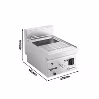 Električni kuhalo za tjesteninu s slavinom – 18 litara – 4,5 kW