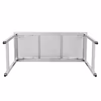 Paslanmaz Çelik Çalışma Tezgahı - Katlanabilir - 1600x700mm