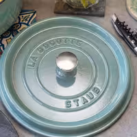 STAUB | LA COCOTTE - Cocotte - Ø 280 mm - Lijevano željezo - Zelena boja kadulje