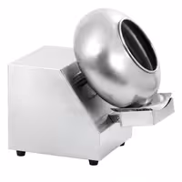 Commercial Chocolate Panning & Coating Machine – 3 L - Ø300 mm Drum - 30–110°C - 600 W