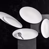 (2 adet) SELTMANN WEIDEN | Coup tabak - 330x180 mm - Beyaz