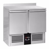 Rashladni pult PREMIUM - 900x700 mm - 240 l - Statičko hlađenje - s 2 vrata - Podignuti rub