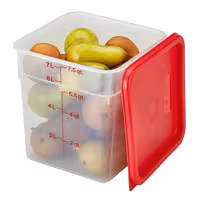 (6 komada) CAMBRO | CAMSQUARES® - Posude - 7,6 litara - Prozirne
