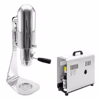Commercial Spaghetti Ice Cream Press UNICA - with Ribbon Pasta shaper with cover