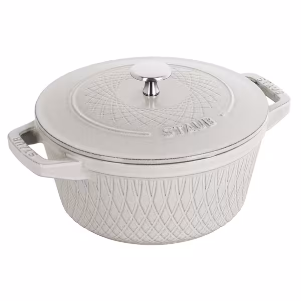 STAUB | LA COCOTTE - Cocotte - Ø 240 mm - Lijevano željezo - Boja bijelog tartufa 