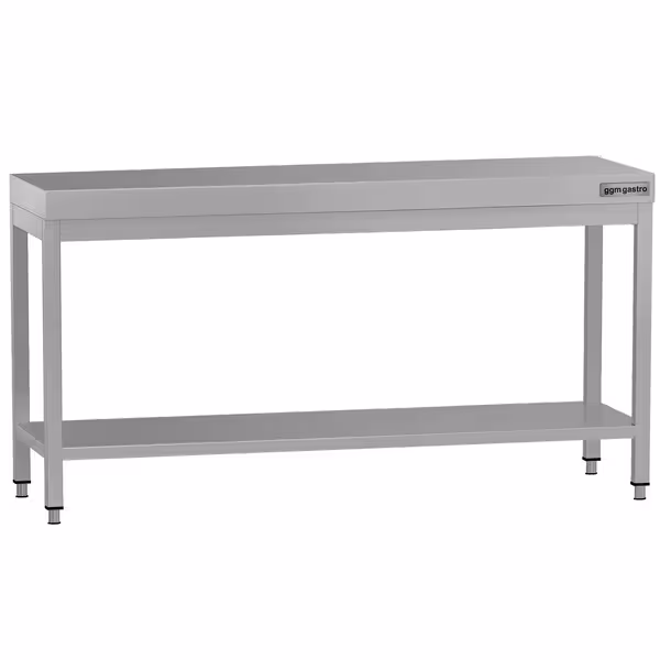 طاولة عمل ستانلس ستيل ECO - 2000x600mm - مع رف سفلي