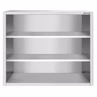 خزانة حائط ستانلس ستيل PREMIUM - 1000x400mm - بدون باب انزلاقي - بدون باب ذو أجنحة - ارتفاع 1000 mm
