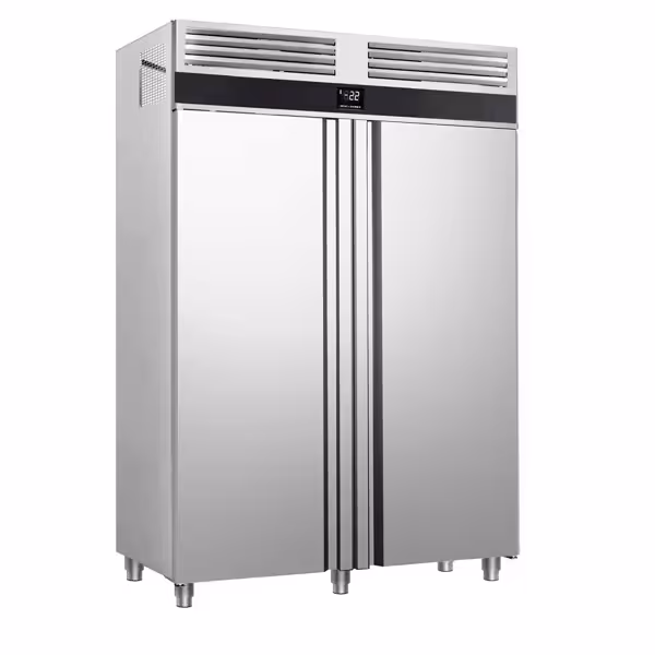 Szafa chłodnicza na blachy EN PREMIUM - EN 600x400 - 1700L - 1720x1010mm - 2 drzwi - chłodzenie wentylowane; LED
