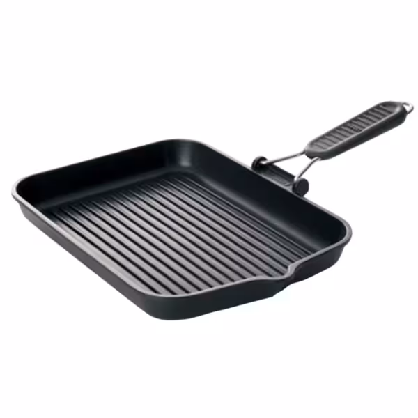 PREMIUM tava - 330x260 mm - s preklopnom silikonskom ručkom
