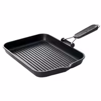 Grilling Plate - 330x260mm - with foldable silicone handle
