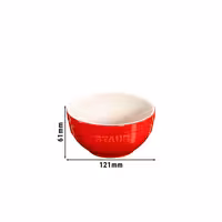 STAUB| Ceramic Bowl – Cherry Red - Ø 120 mm - Antique Glaze