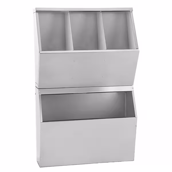 Zidna polica od nehrđajućeg čelika (inox) - 500x800 mm - Dubina: 200 mm