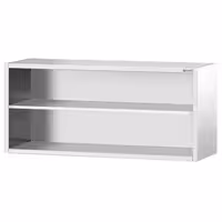 خزانة حائط ستانلس ستيل PREMIUM - 2000x400mm - بدون باب انزلاقي - ارتفاع 800 mm