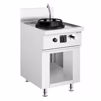 Plinski wok štednjak - 15 kW - 1 plamenik - uključuje 1 slavinu