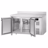 Commercial Counter Fridge ECO - 1360x700mm - with 2 doors - with upstand