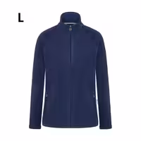 KARLOWSKY | Women's Workwear Fleece Jacket Warm‑Up – Navy - L - Recycled Polyester