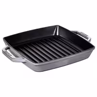 STAUB | GRILL PANN - Grill serpenyő - 230x230mm - Öntöttvas - Grafitszürke