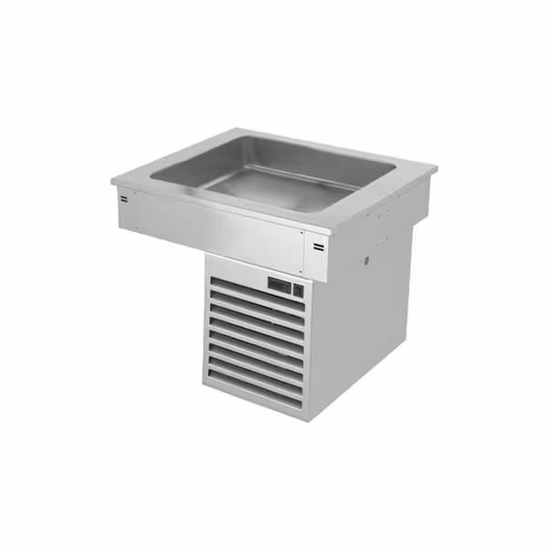 Upotettava kylmäallas - 800 mm - +2–+8 °C - 2 GN 1/1-astiaa - 190 W