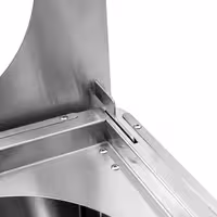 Recycling Station – 4 bins, 30 litres each – stainless steel – with 4 castors