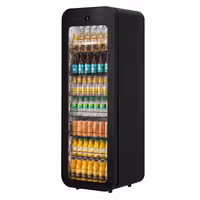 Commercial Beverage Display Fridge - 105 litres - slimline - with 1 glass door