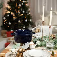 STAUB | LA COCOTTE - Cocotte - Ø 240 mm - Lijevano željezo - Tamnoplava boja