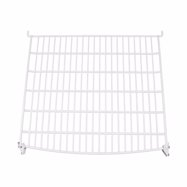 Plastic-Coated Support Shelf - White - incl. Brackets - for Panorama Display Case PVNR235N