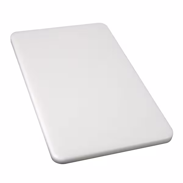 Griešanas dēlis PREMIUM - 600x400 mm - Biezums: 20 mm - HACCP atbilstošs - PE500 (HDPE) polietilēns - Balts - Var mazgāt trauku mazgājamā mašīnā