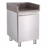 Stainless Steel Till Counter - 500mm - 1 Door - 500x800mm