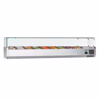 Vitrină frigorifică de ingrediente ECO - 1800x335 mm - 8x GN 1/4