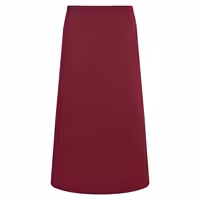 KARLOWSKY | Basic Bistro Waist Apron – Bordeaux - 100×75 cm - 65% Polyester / 35% Cotton