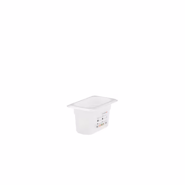 (6 szt.) CAMBRO | Pojemnik GN 1/9 SafeTrak – polipropylen – wysokość: 100 mm – mleczny