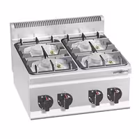 Plinsko kuhalo - 19,0 kW - 4 plamenika - nadpultni - 600x600x410 mm