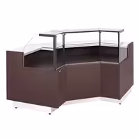 Serve Over Counter RIGA - 1750x990mm - double glazing - with 2 shelves