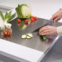 Daska za rezanje – nehrđajući čelik – 500 x 500 mm 