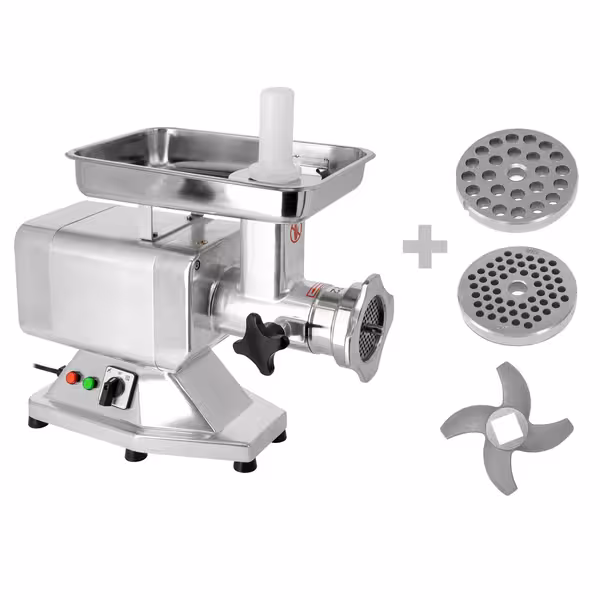 Električni stroj za mljevenje mesa – glava 22 - 220 kg/h - 1,1 kW - 230 V (monofazni) - ploča 4,5 mm