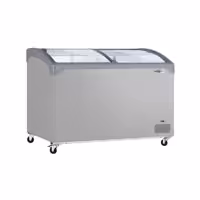 Zamrażarka skrzyniowa – 1320 x 650 mm – 286 L – z pokrywą szklaną przesuwną