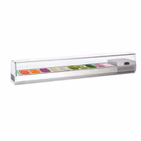 Countertop Prep Well / Refrigerated Topping Unit PREMIUM PLUS - 2300x413mm - 10x GN 1/3