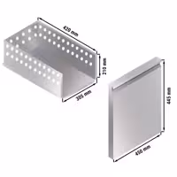 Stół chłodniczy barowy do koktajli i napojów – 1200 mm – 150 L – z 2 szufladami i gniazdem 230 V