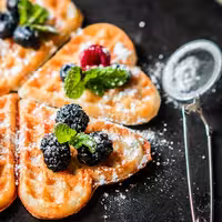 (2 pcs) Waffle Iron Plates WEERM2 - Heart Shape