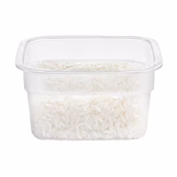 (6 pieces) CAMBRO | CAMSQUARES® FreshPro Square Food Containers – 0.47 L – Clear – Dishwasher Safe