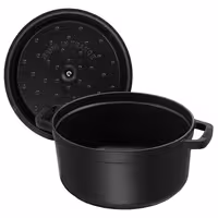 STAUB | Mini Cocotte Round Enamelled Cast Iron Casserole Dish – Ø 160 mm – Black