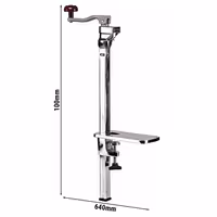 Manual Bench Can Opener - Shaft Length: 640mm - Stainless Steel