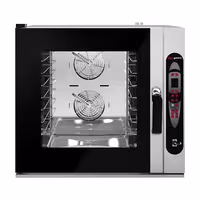 Commercial Electric Bakery Combi Oven - Digital Controls - 2.4" LCD display - 6x EN 600x400 - incl. Automatic washing system, Wi‑Fi & USB