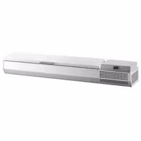 Aukstuma galda vitrīna PREMIUM PLUS - 1733x413 mm - 6 x GN 1/3