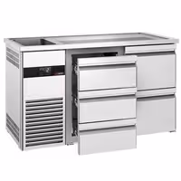 Direct Draw Beer Dispenser / Kegerator PREMIUM - 1550x700mm - 5 Drawers