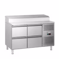 Table de préparation ECO - 1360mm - pour 7x GN 1/3 - 4 tiroirs