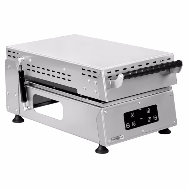 Tálcazáró gép - 750 W - Szerszám: 270x250 mm - Fóliatekercs: 245 mm