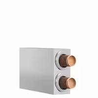 Double Cup Dispenser - Stainless Steel - with 2 dispensers