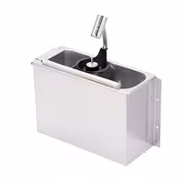 Dondurma Kaşık Yıkama Ünitesi - Kepçe ve Spatula Yıkama 270x112x180mm ile kepçe yıkama duşu süzgeç parçası dahil